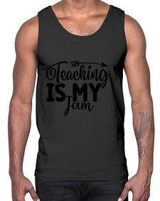 Teaching Is My Jam 1481#- teacher- Cotton Tank
