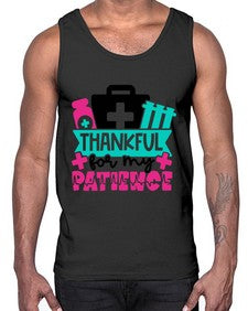 Thankful For My Patience Style Style 1492#- nurse- Cotton Tank