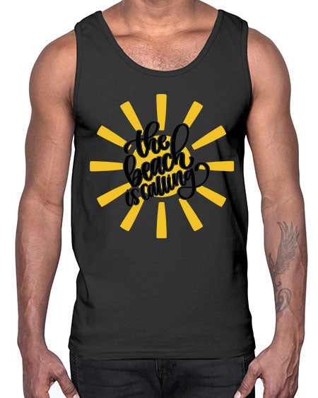 The Beachy Is Calling Style 10#- summer- Cotton Tank