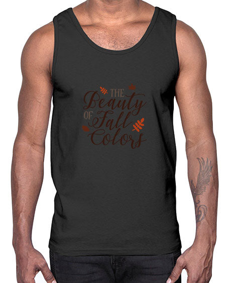 The Beauty of Fall Colors 7#- beauty - Cotton Tank
