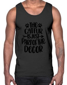 The Cat fur Is Just Part of Style 106#- cats- Cotton Tank