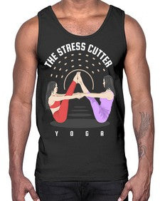 The Stress Cutter 562#- yoga- Cotton Tank