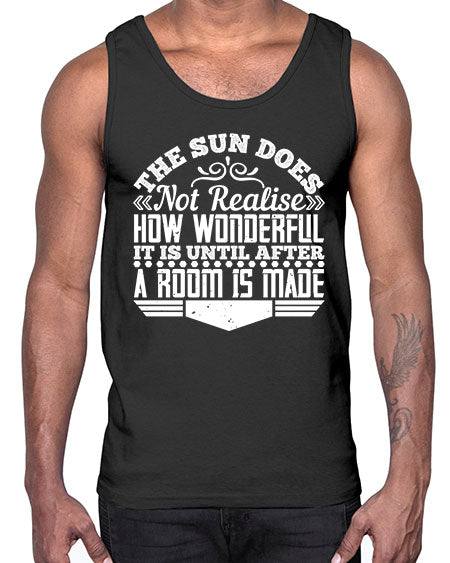 The Sun does not realise how wonderful it is until after a room is made Style 435#- architect- Cotton Tank