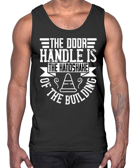 The door handle is the handshake of the building Style 420#- architect- Cotton Tank
