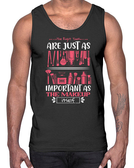 The right tools are just as important as the makeup itself Style 181#-makeup Cotton Tank