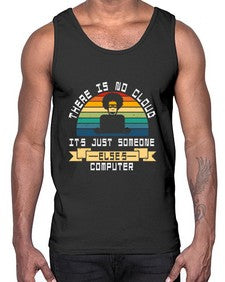 There is no cloud 11#- computer- Cotton Tank