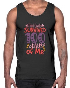 ThirdGrade survived one hundred days of me 981#- one hundred days- Cotton Tank
