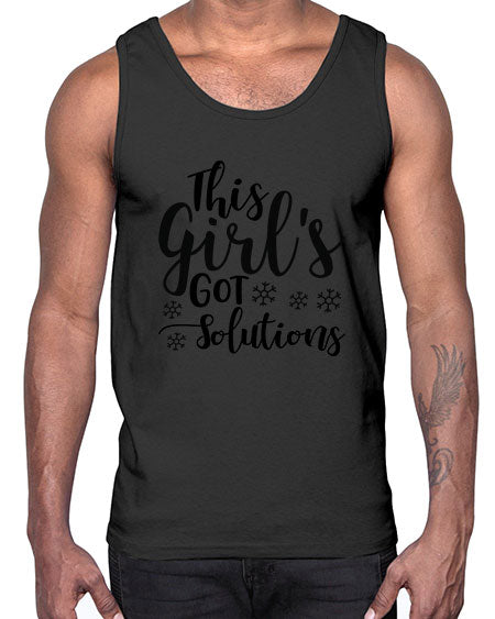 This Girl s Got Solutions 17#- general science- Cotton Tank
