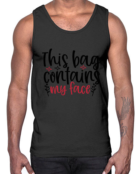 This bag contains my face Design Style 216#-makeup Cotton Tank