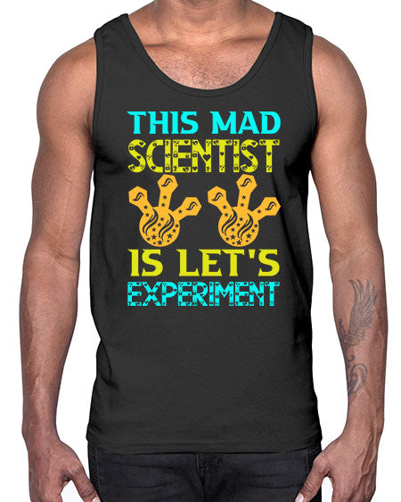 ThisMadScientistIsLetsScience tshirt design Sciencetshirtdesign 15#- general science- Cotton Tank