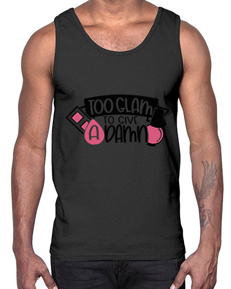 Too Glam To Give A Damn Style 10#-makeup Cotton Tank
