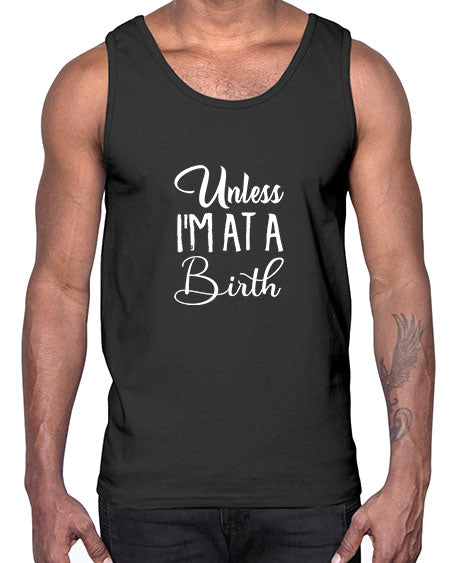 Unlessimatabirthhoodiegiftsfordoula1594#- doubla- Cotton Tank