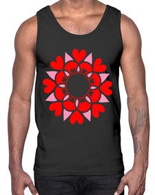 ValentineMandalaOPT 1194#- mandala- Cotton Tank