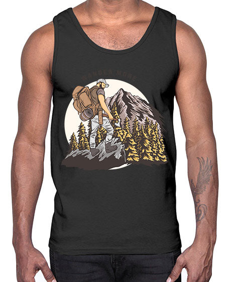 Wander More 3#- nature- Cotton Tank