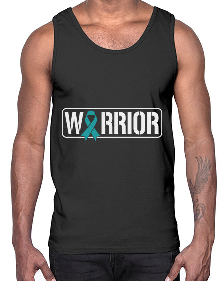Warrior PTSD Awareness Teal Military 2#- PTSD- Cotton Tank