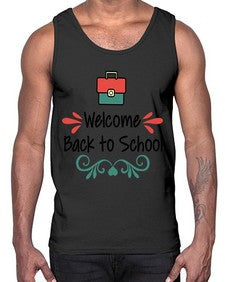 Welcome Back to School 995#- last day of school- Cotton Tank