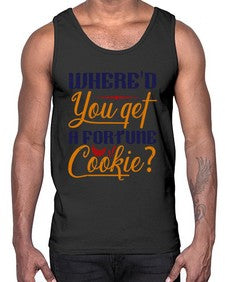 Whered you get that from a fortune cookie 165#- chess- Cotton Tank