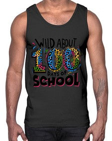 Wild about one hundred days 1011#- one hundred days- Cotton Tank