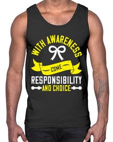 With awareness come responsibility and choice Style 5#- Self awareness- Cotton Tank