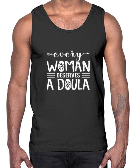 Womenseverywomandeservesadoula1651#- doubla- Cotton Tank
