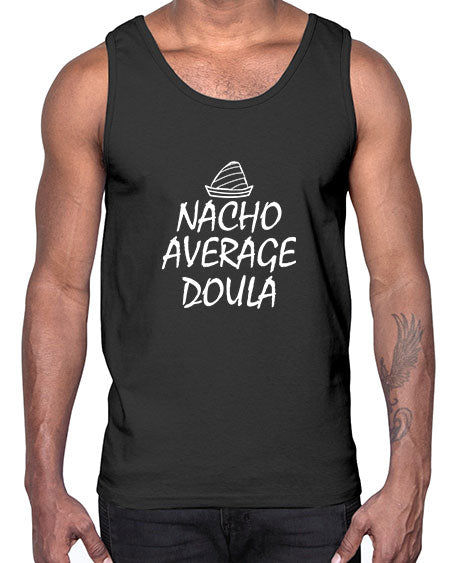 Womensnachoaveragedoulagiftforfunnydoula1654#- doubla- Cotton Tank