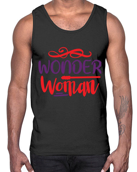 Wonder Woman 156#-  fashion- Cotton Tank