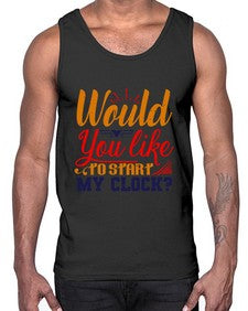 Would you like to start my clock 168#- chess- Cotton Tank