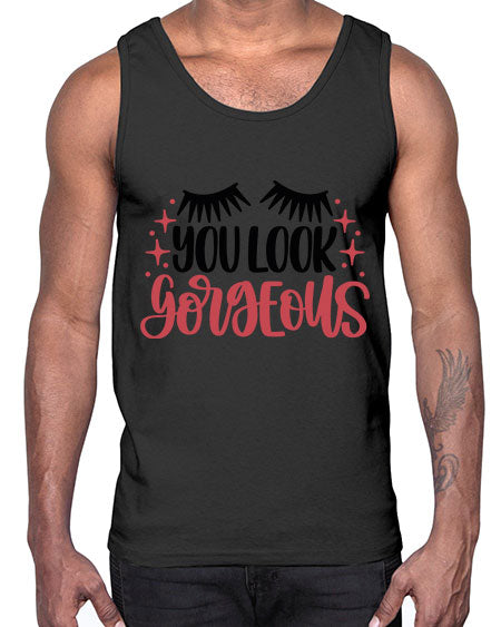 You Look Gorgeous Style 3#-makeup Cotton Tank