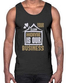 Your clean home is our Business Style 491#- cleaner- Cotton Tank