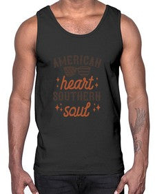 american heart southern soul 231#- western- Cotton Tank