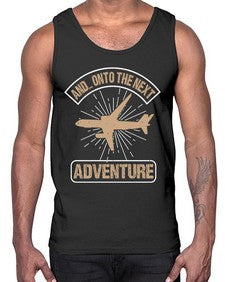 and onto the next adventure  10#- airplane- Cotton Tank