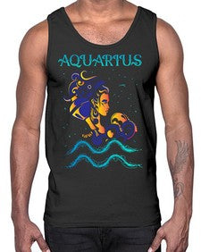 aquarius 13#- aquarius- Cotton Tank