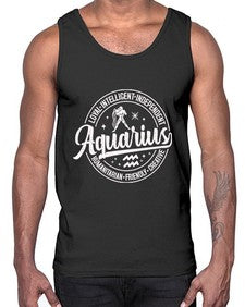 aquarius 77#- aquarius- Cotton Tank