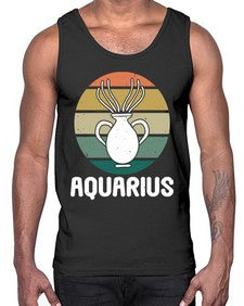 aquarius 78#- aquarius- Cotton Tank