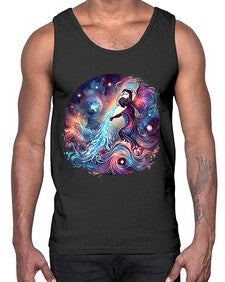 aquarius 79#- aquarius- Cotton Tank