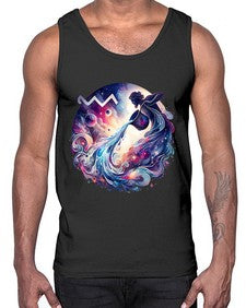 aquarius 89#- aquarius- Cotton Tank