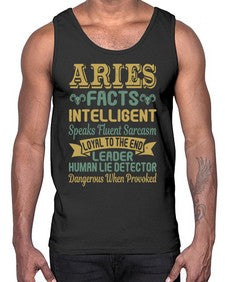 aries 123#- aries- Cotton Tank