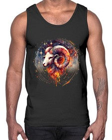 aries 125#- aries- Cotton Tank