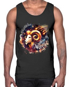 aries 127#- aries- Cotton Tank