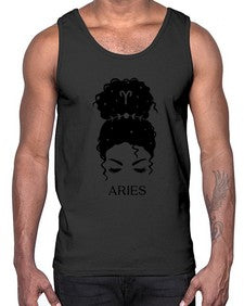 aries 132#- aries- Cotton Tank
