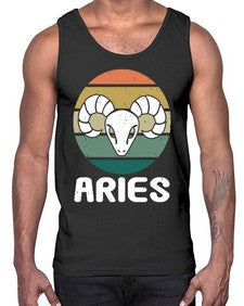 aries 134#- aries- Cotton Tank