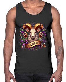 aries 136#- aries- Cotton Tank