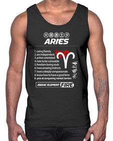 aries 137#- aries- Cotton Tank