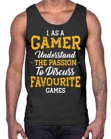 as a gamer understan the passion 61#- video games- Cotton Tank