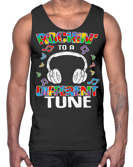 autism game rocking to a 23#- autism- Cotton Tank