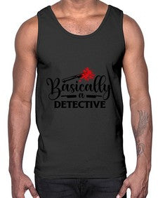 basically a detective 248#- true crime- Cotton Tank