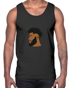 black man style 3#- black boys or men- Cotton Tank