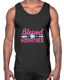 blessed godfather 102#- god parent- Cotton Tank