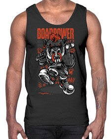 boar power 266#- art pop art- Cotton Tank