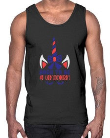 born to be a unicorn 69#- unicorn- Cotton Tank